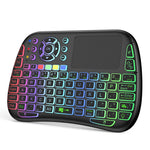 M9 RC muse-tastatur-kombination med IR-læringsfunktion mini trådløst tastatur understøtter touchpad stemme