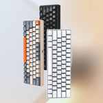 T-WOLF T60 USB Wired Gaming Keyboard RGB Backlit Mechanical Gaming Keyboard 63 Keys for Desktop PC