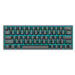 T-WOLF T60 USB Wired Gaming Keyboard RGB Backlit Mechanical Gaming Keyboard 63 Keys for Desktop PC