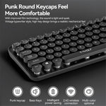 T-WOLF TF350 2.4G Wireless Keyboard Mouse Set Home Office Computer Keyboard + Mouse