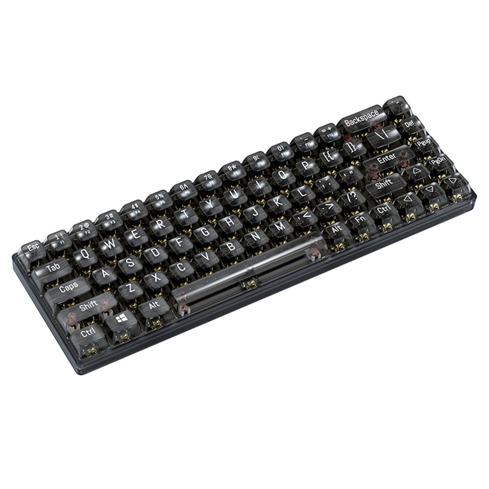 T-WOLF T40 150cm Mekanisk Tastatur med Gennemsigtige Tastehætter