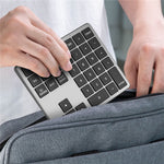 K-35 Bluetooth-compatible Keypad Slim 35-Keys 2.4G+Bluetooth-compatible Dual Mode Keyboard