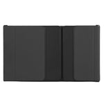 B077T Trådløst Bluetooth-kompatibelt foldbart tastatur i PU-læder med touchpad