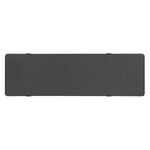 B077T Trådløst Bluetooth-kompatibelt foldbart tastatur i PU-læder med touchpad