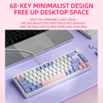 ZA68 Pro RGB Hot Swap 2.4G+Type-C+Bluetooth-compatible 68-Key Computer Keyboard