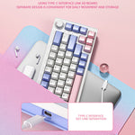 ZA68 Pro RGB Hot Swap 2.4G+Type-C+Bluetooth-compatible 68-Key Computer Keyboard