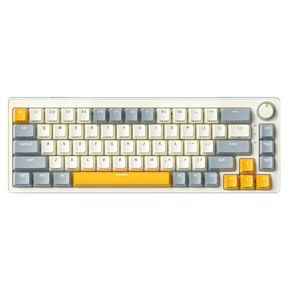ZA68 Computer Bærbar Gaming Tastatur Kablet RGB Lys 68-Tasters Mekanisk Tastatur