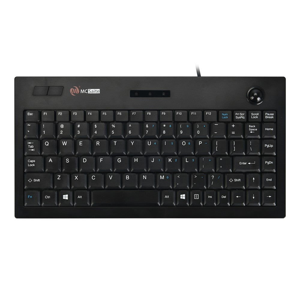 MCSAITE MC-9712 Ultra-Slim Tastatur Lydløs Indtastning USB-kablet Mekanisk Computer Tastatur