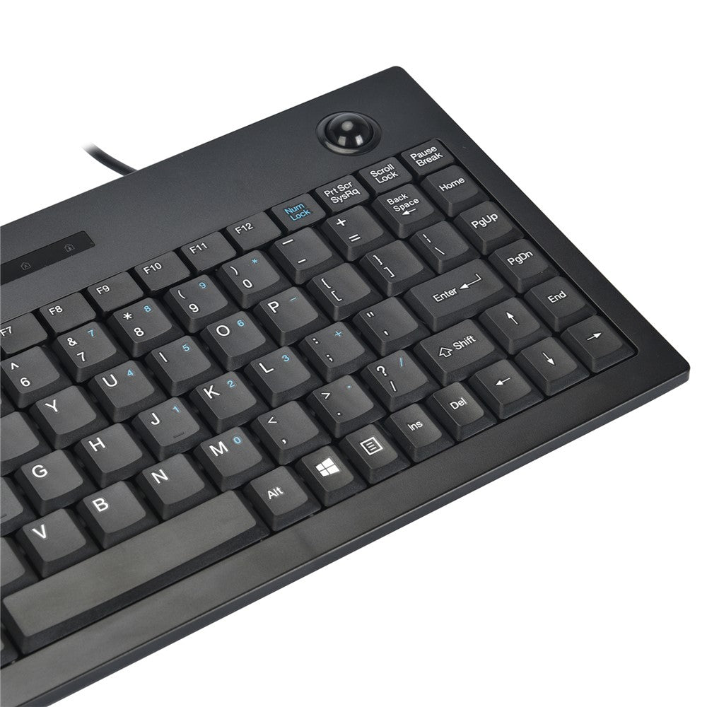 MCSAITE MC-9712 Ultra-Slim Tastatur Lydløs Indtastning USB-kablet Mekanisk Computer Tastatur