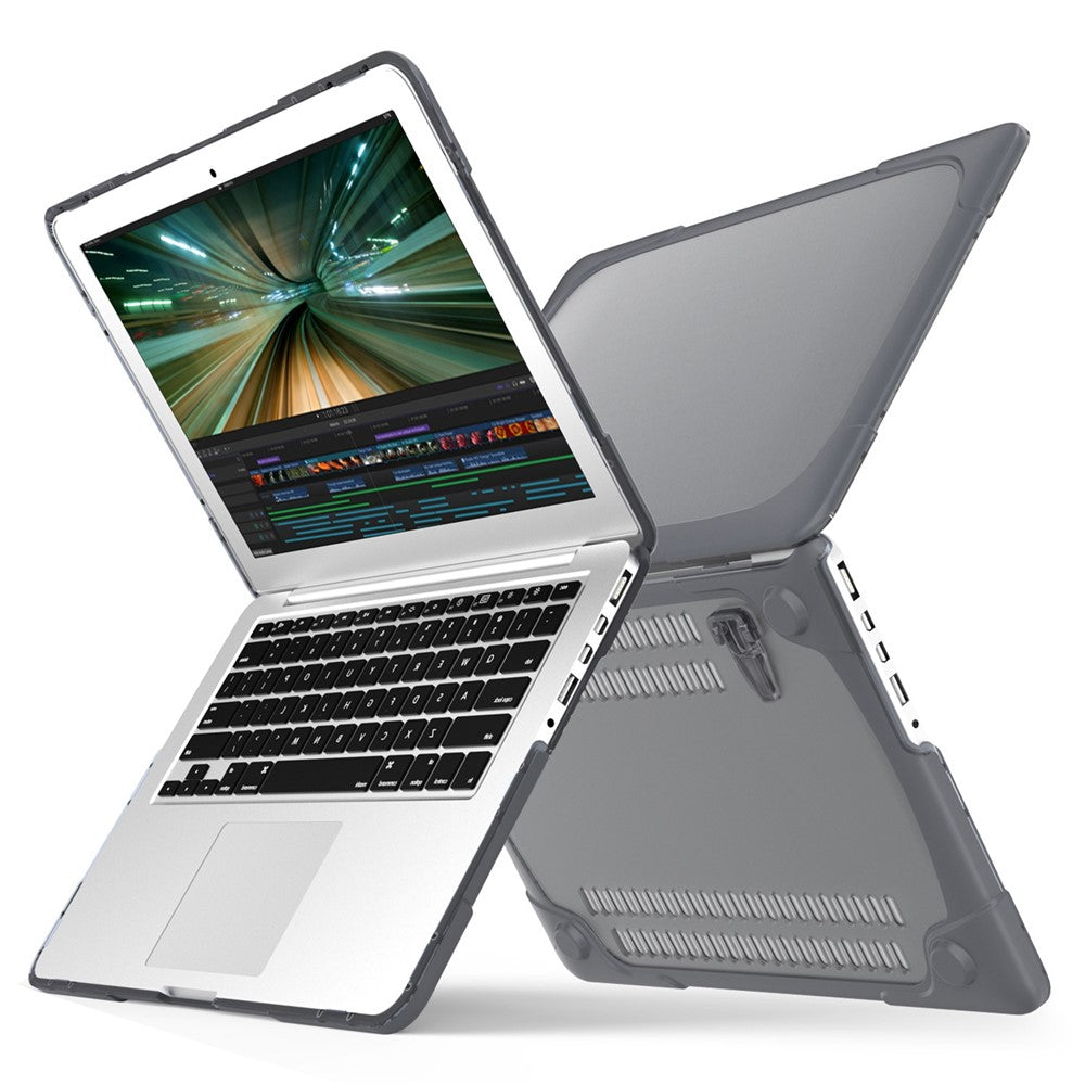 Heat Dissipation Design Two-Piece Plastic + TPU with Stand Shell for MacBook Pro 16 inch (2019) A2141