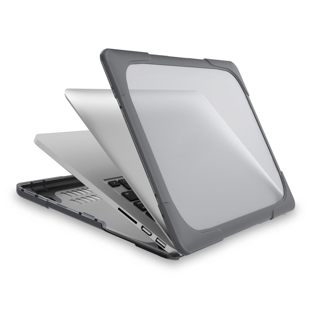 Heat Dissipation Design Two-Piece Plastic + TPU with Stand Shell for MacBook Pro 16 inch (2019) A2141