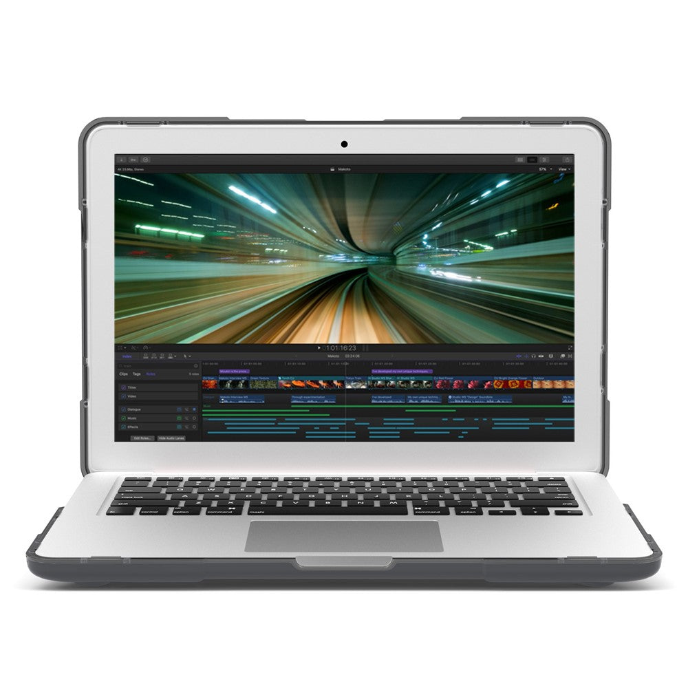 Heat Dissipation Design Two-Piece Plastic + TPU with Stand Shell for MacBook Pro 16 inch (2019) A2141