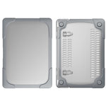 Two-Piece Plastic + TPU Protective Case Shell with Stand Design for MacBook Pro 13 inch (2020) A2251 / A2289 / A2338 (M1 / M2)