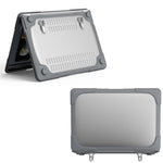 Two-Piece Plastic + TPU Protective Case Shell with Stand Design for MacBook Pro 13 inch (2020) A2251 / A2289 / A2338 (M1 / M2)
