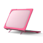 Two-Piece Plastic + TPU Protective Case Shell with Stand Design for MacBook Pro 13 inch (2020) A2251 / A2289 / A2338 (M1 / M2)