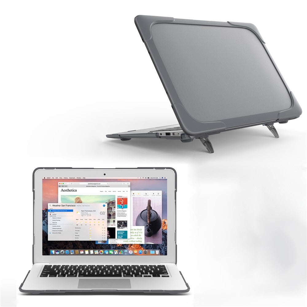 Transparent PC+TPU Hybrid Protective Case for MacBook Air 13" (A1932 / A2179) 2018 / 2019 / 2020