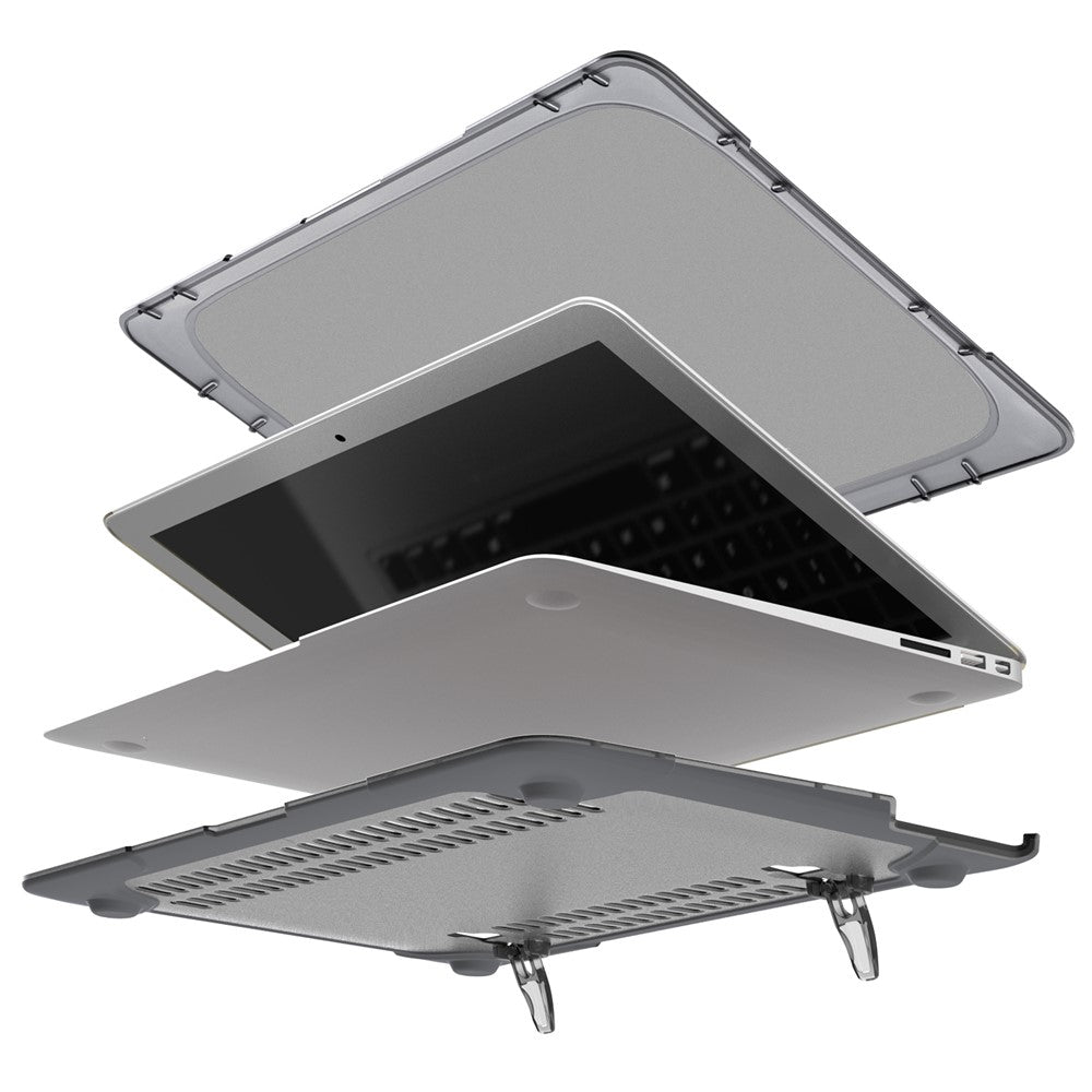 Transparent PC+TPU Hybrid Protective Case for MacBook Air 13" (A1932 / A2179) 2018 / 2019 / 2020