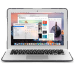 Transparent PC+TPU Hybrid Protective Case for MacBook Air 13" (A1932 / A2179) 2018 / 2019 / 2020