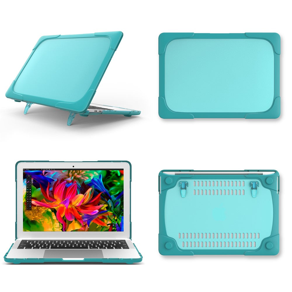 Two-piece Plastic + TPU Protective Laptop Case for MacBook Pro 13 inch with / without Touch Bar (2020-2016) A1706 A1989 A2159 A1708