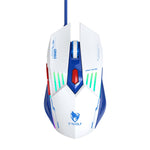T-WOLF TF610 Backlight USB Wired Gaming Keyboard Mouse Set for Computer Laptop
