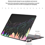 Til MacBook Air 13 tommer (2026) A3449 / (2025) A3240 / (2024) A3113 / (2022) A2681 etui koldstempling bærbar pc hård skal