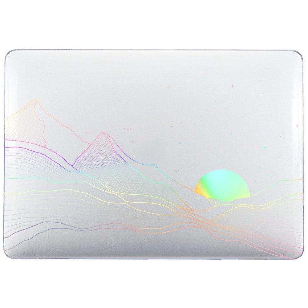 Til MacBook Air 13 tommer (2026) A3449 / (2025) A3240 / (2024) A3113 / (2022) A2681 etui koldstempling bærbar pc hård skal