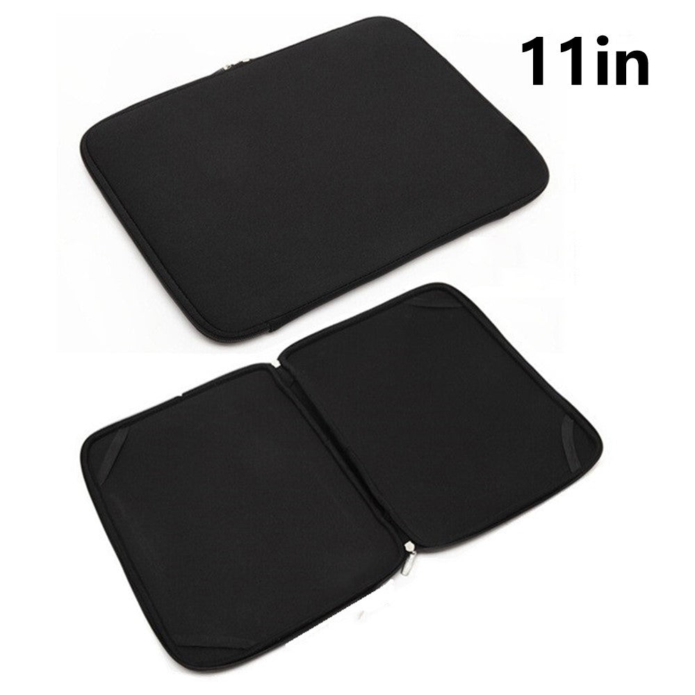 A03 11 inch Laptop Sleeve Bag Neoprene Notebook Carrying Bag with 4 Elastic Bands Tablet Briefcase
