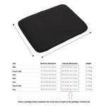 A03 13 inch Laptop Sleeve Bag Neoprene Notebook Carrying Bag without Elastic Bands Tablet Briefcase