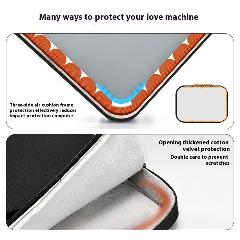 For 14 inch Laptop Carrying Case Oxford Cloth Anti Vibration Protective Cover