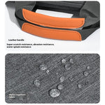 For 15.6 inch Shoulder Laptop Bag Business Style Multi-Functional Notebook Sleeve Bag with Air Cushion Protection