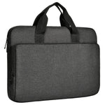 For 15.6 inch Shoulder Laptop Bag Business Style Multi-Functional Notebook Sleeve Bag with Air Cushion Protection