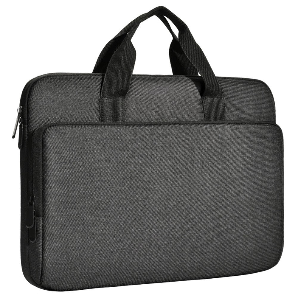 For 15.6 inch Shoulder Laptop Bag Business Style Multi-Functional Notebook Sleeve Bag with Air Cushion Protection