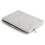 For 15.6 inch Laptop Bag PU Leather Inner Lining Scratch Resistant Water Repellent Protective Sleeve