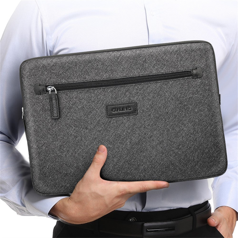 QIALINO Laptop Sleeve-taske til 15-tommer bærbar computer, bæretaske