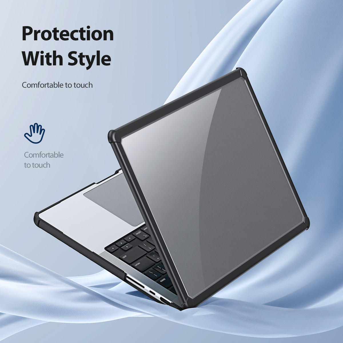 DUX DUCIS laptopetui til MacBook Pro 16 tommer (2026) A3429 A3428 / (2025) A3186 A3403 / (2024) A2991 / (2023) A2780 / (2021) A2485, ridsefast TPU-etui til bærbar computer, LCGM-serien