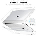 ENKAY HAT PRINCE til Microsoft Surface Laptop 7 13.8-tommer (2038) Crystal Laptop Etui Hårdt PC Anti-ridse Stødabsorberende Cover