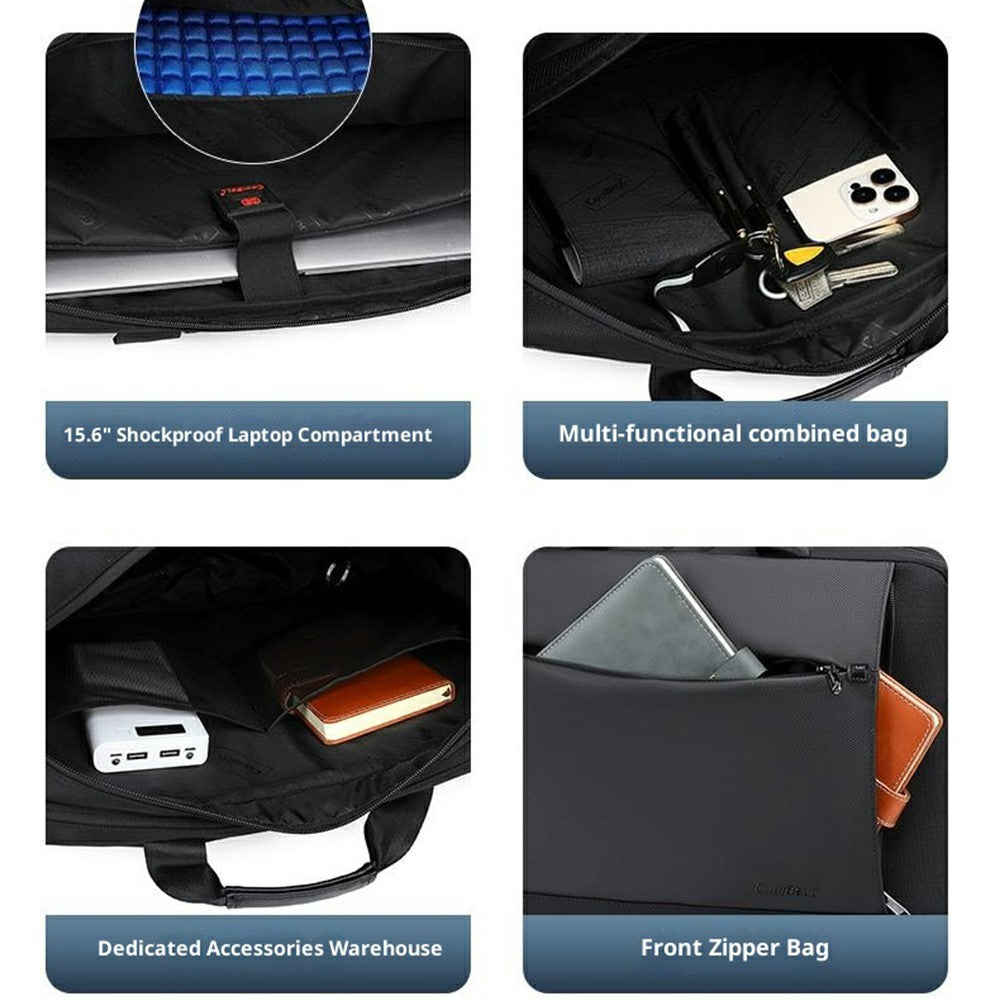 COOLBELL CB-2131 Laptop Taske 15 Tommer Business Attachémappe Computertaske Trolley Sleeve til Mænd Pendling / Rejse