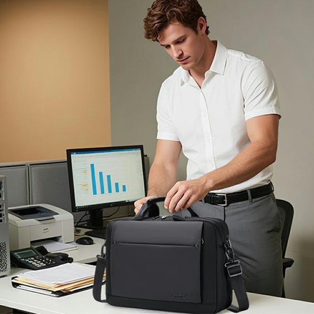 COOLBELL CB-2131 Laptop Taske 15 Tommer Business Attachémappe Computertaske Trolley Sleeve til Mænd Pendling / Rejse