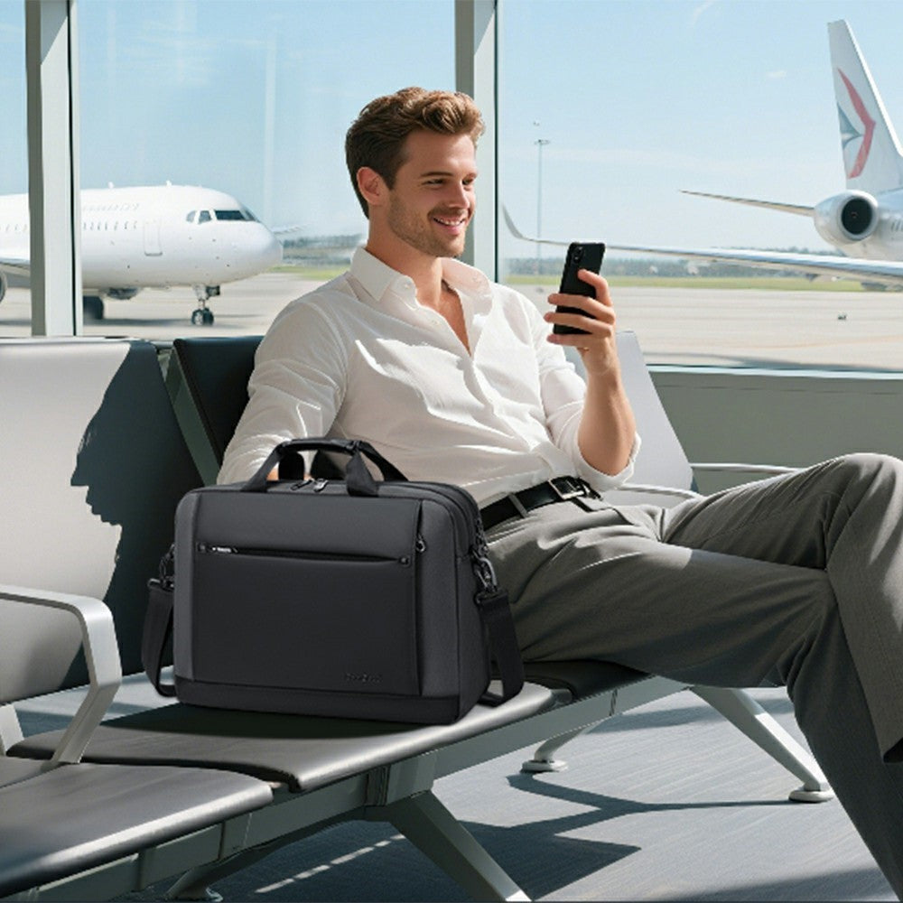 COOLBELL CB-2131 Laptop Taske 15 Tommer Business Attachémappe Computertaske Trolley Sleeve til Mænd Pendling / Rejse