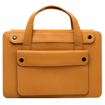 For 13.3 / 14 Inch Laptop Tote Bag Accordion Design Single Layer Pocket Large Capacity Notebook Handbag