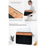 COTECI 15 - 16 Inch Laptop Sleeve Shockproof Notebook Bag for Bussiness Trip Travel