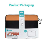 COTECI 15 - 16 Inch Laptop Sleeve Shockproof Notebook Bag for Bussiness Trip Travel