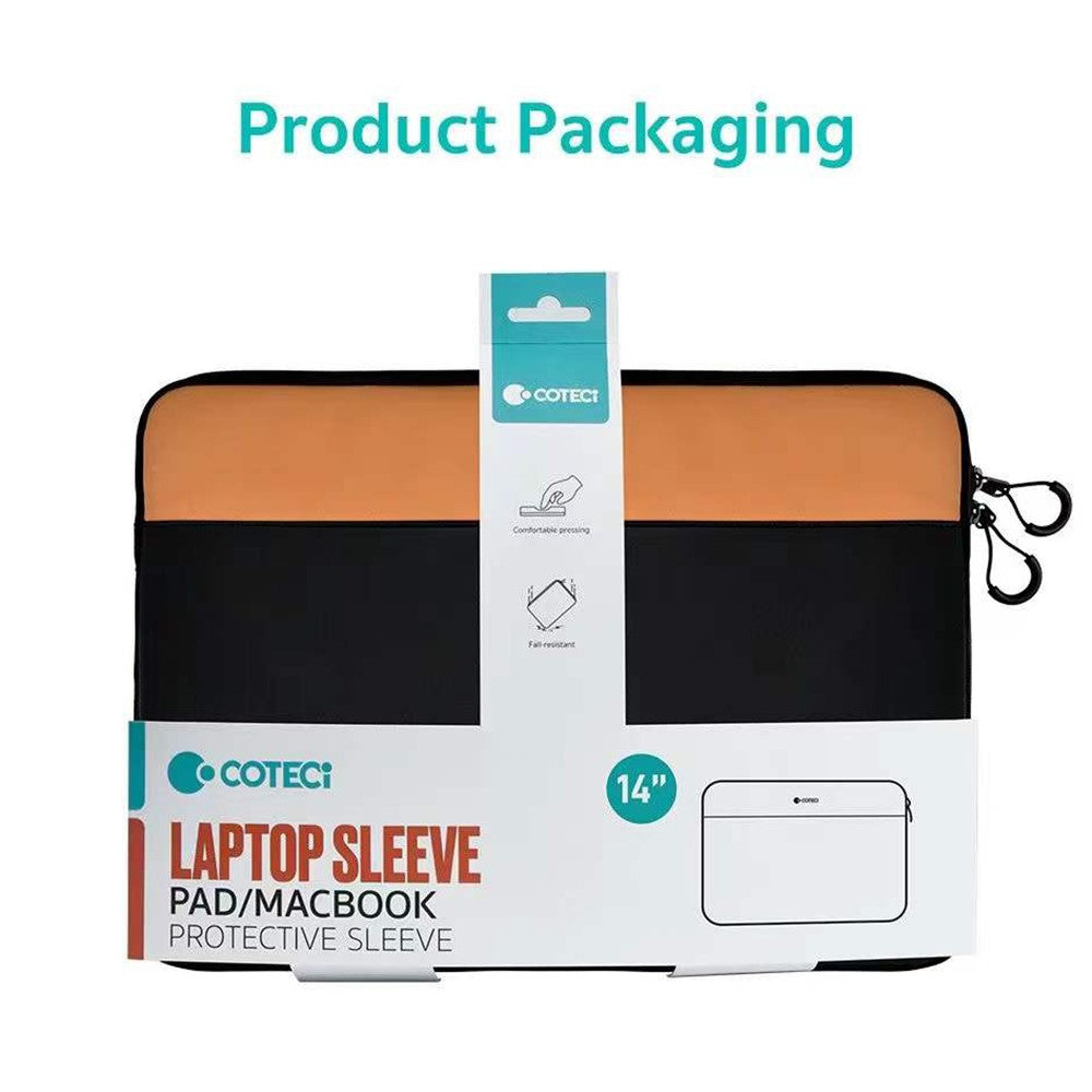 COTECI 15 - 16 Inch Laptop Sleeve Shockproof Notebook Bag for Bussiness Trip Travel