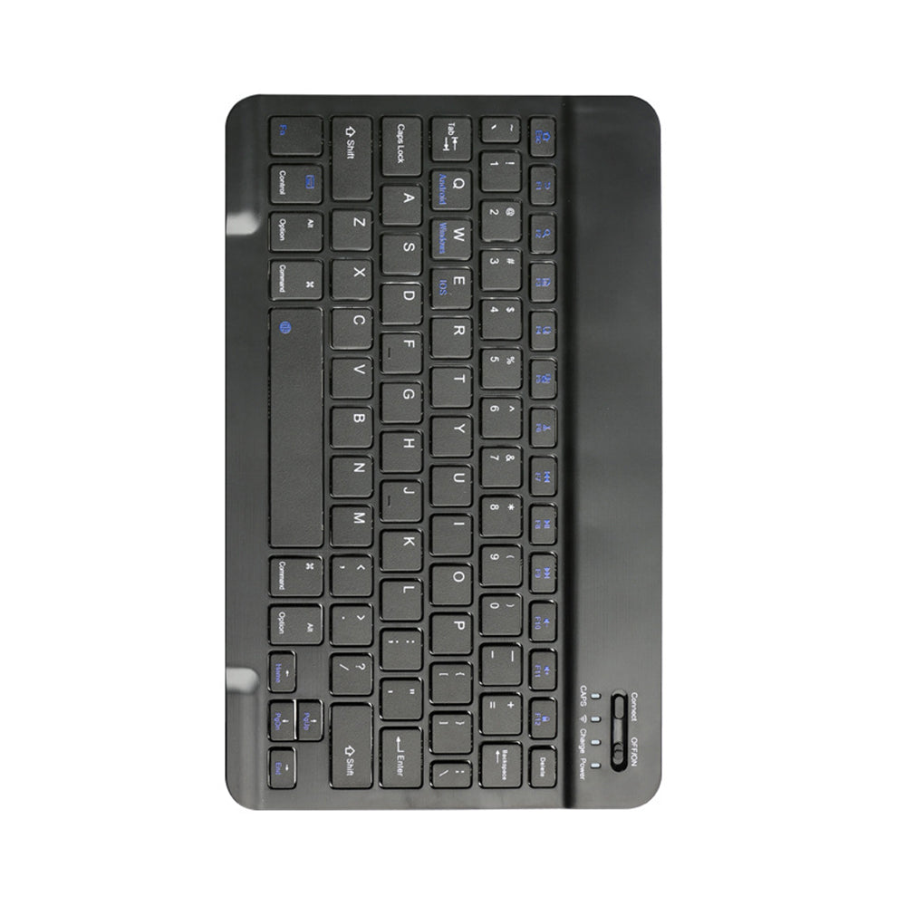 10 Tommer Trådløst Bluetooth-kompatibelt Tastatur med 12 Funktionstaster til Smartphone/Tablet/Laptop