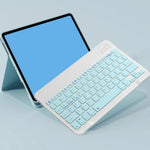 10 Tommer Trådløst Bluetooth-kompatibelt Tastatur med 12 Funktionstaster til Smartphone/Tablet/Laptop