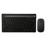 CMK108 Mini Bluetooth-compatible 2.4G Dual Mode Wireless Keyboard Mouse Set Rechargeable Keyboard Mouse Combo with Phone Tablet Stand