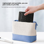 CMK108 Mini Bluetooth-compatible 2.4G Dual Mode Wireless Keyboard Mouse Set Rechargeable Keyboard Mouse Combo with Phone Tablet Stand