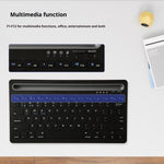 CMK108 Mini Bluetooth-compatible 2.4G Dual Mode Wireless Keyboard Mouse Set Rechargeable Keyboard Mouse Combo with Phone Tablet Stand