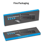 KS184 Wireless Keyboard Mouse Set Dual Mode Card Slot Scissor Switch Keyboard Mouse Combo for Computer Tablet Phone