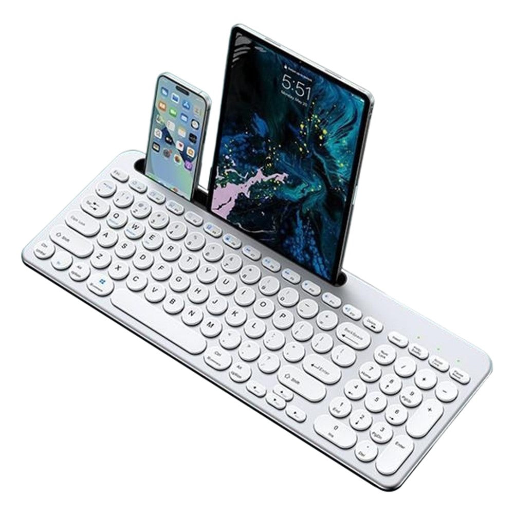 KS184 Wireless Keyboard Mouse Set Dual Mode Card Slot Scissor Switch Keyboard Mouse Combo for Computer Tablet Phone